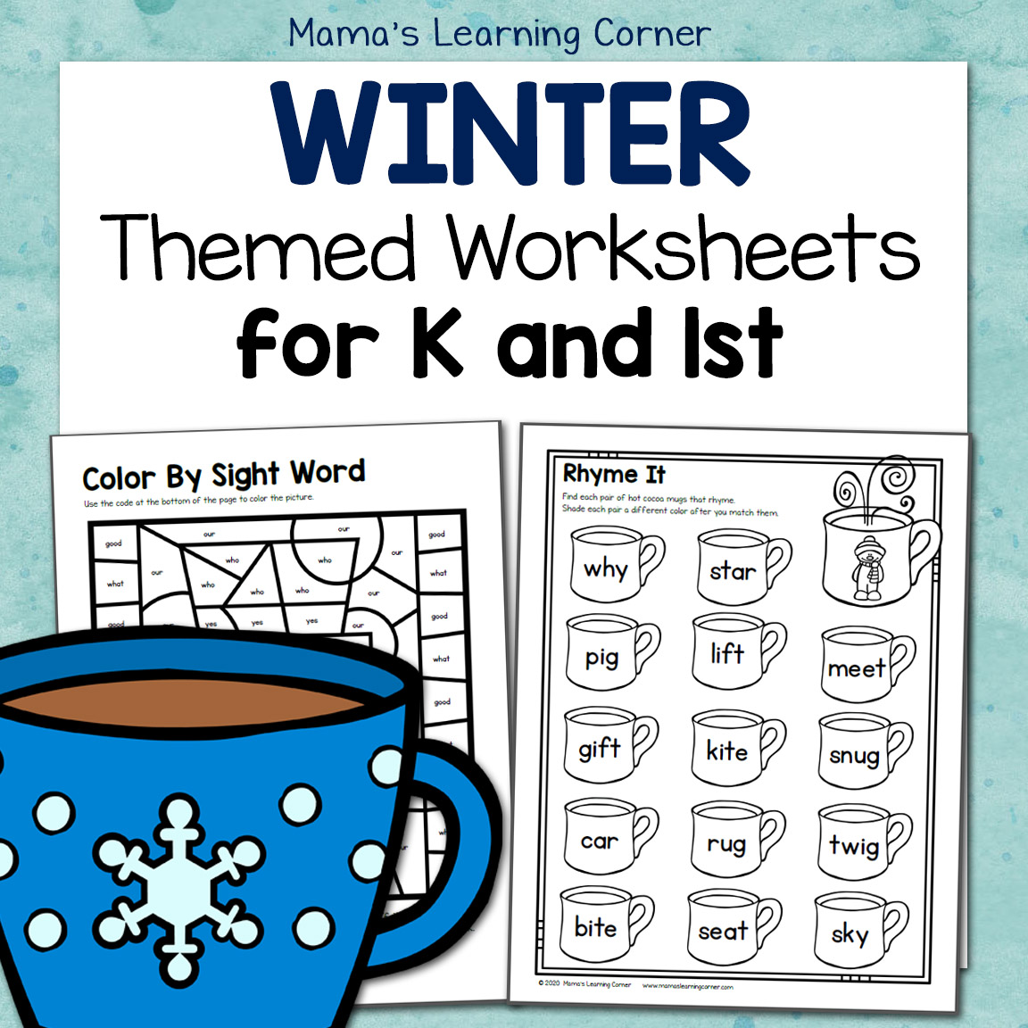 Winter Worksheets K and 1st