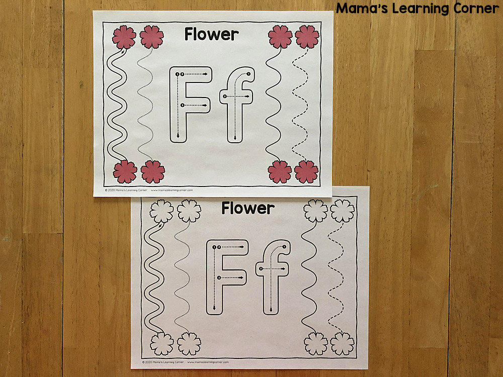 Spring Tracing Lines for Preschool