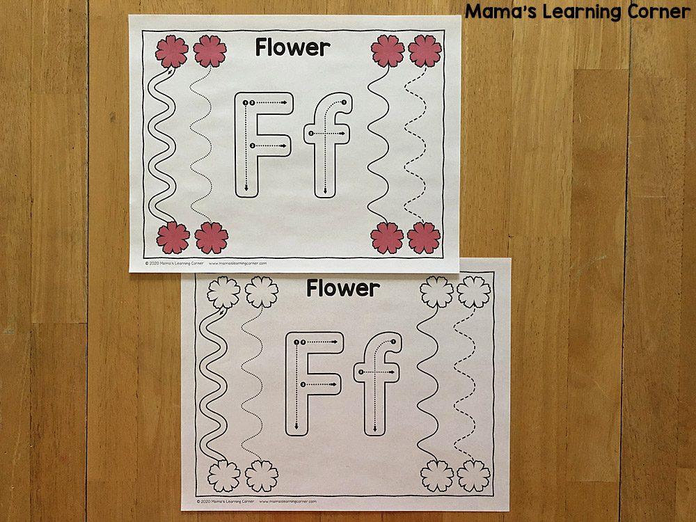 Spring Tracing Worksheets for Preschool - Mamas Learning Corner