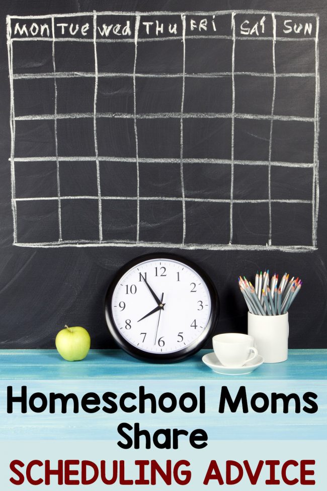 Homeschool Moms Share Scheduling Advice - Mamas Learning Corner Homeschool Moms Share Scheduling Advice