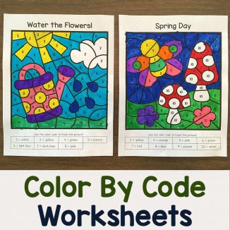 Color By Number Packets