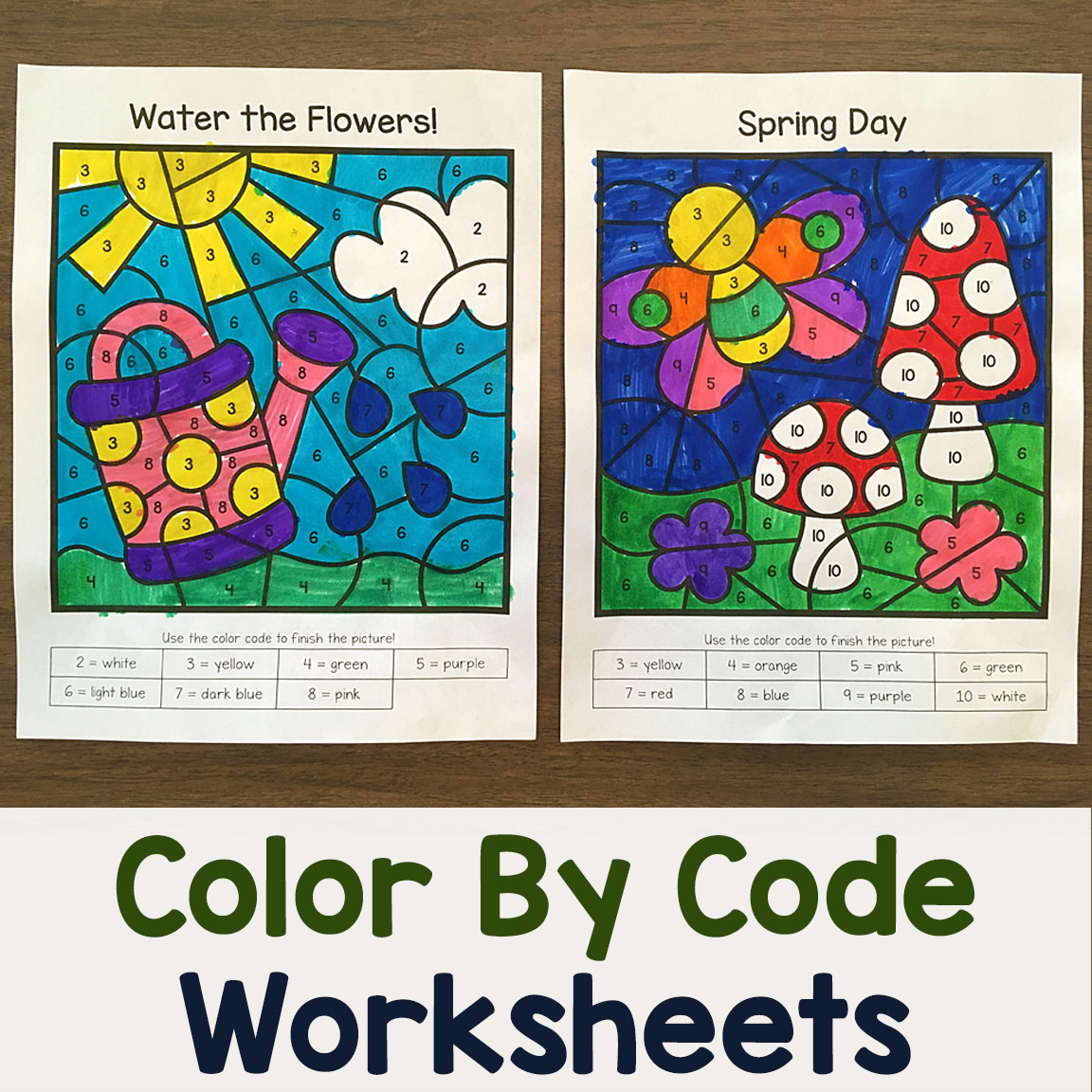 Color By Number Packets Archives - Mamas Learning Corner