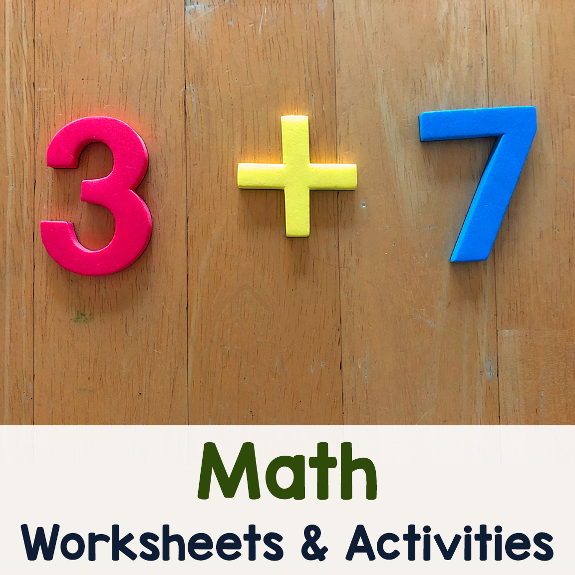 Math Worksheets and Activities