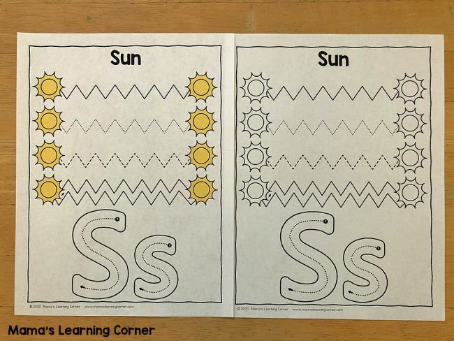 Summer Tracing Worksheets for Preschool - Mamas Learning Corner