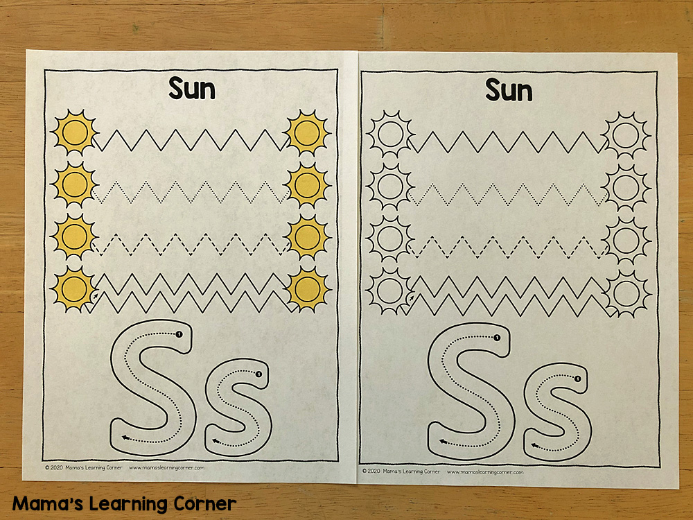 Summer Tracing Worksheets for Preschool - Mamas Learning Corner