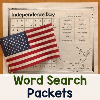 Word Search Packets