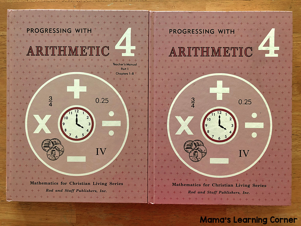 4th Grade Homeschool Curriuclum Rod and Staff Math