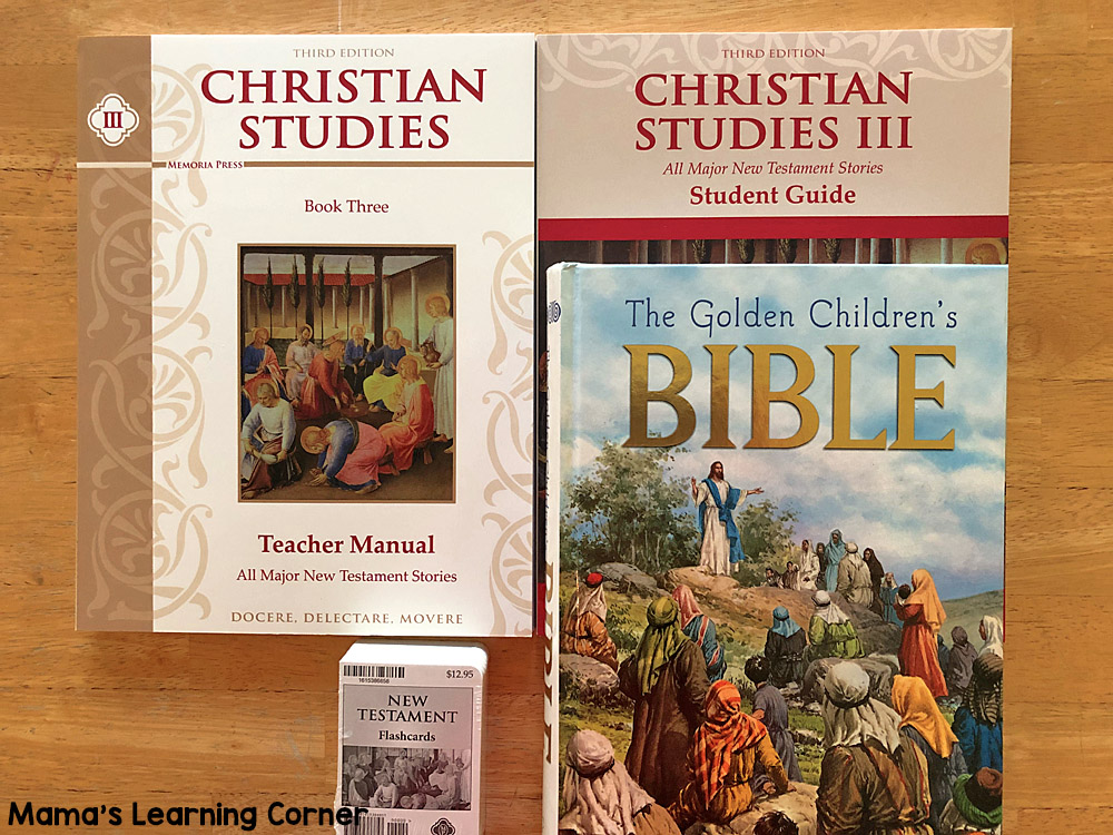 Homeschool Curriuclum Christian Studies III Memoria Press