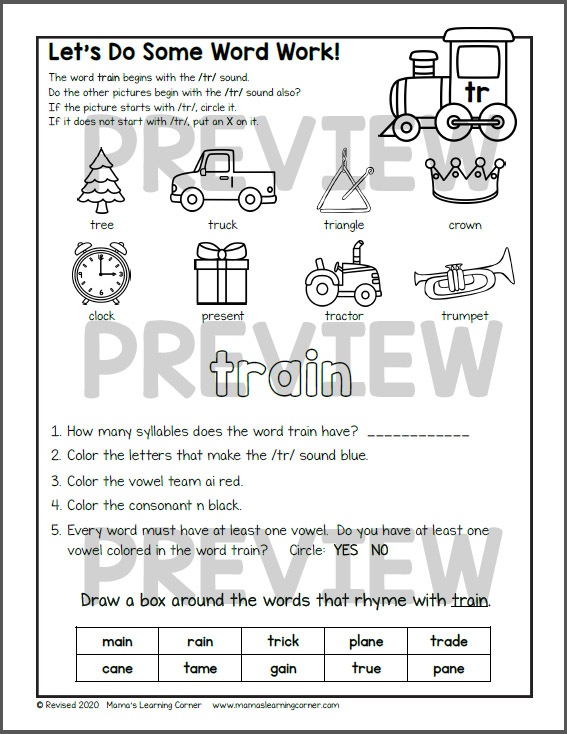 transportation worksheets for kindergarten and first grade mamas learning corner