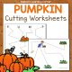 Pumpkin Cutting Worksheets - Mamas Learning Corner