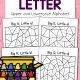 Color by Letter Alphabet Big and Little