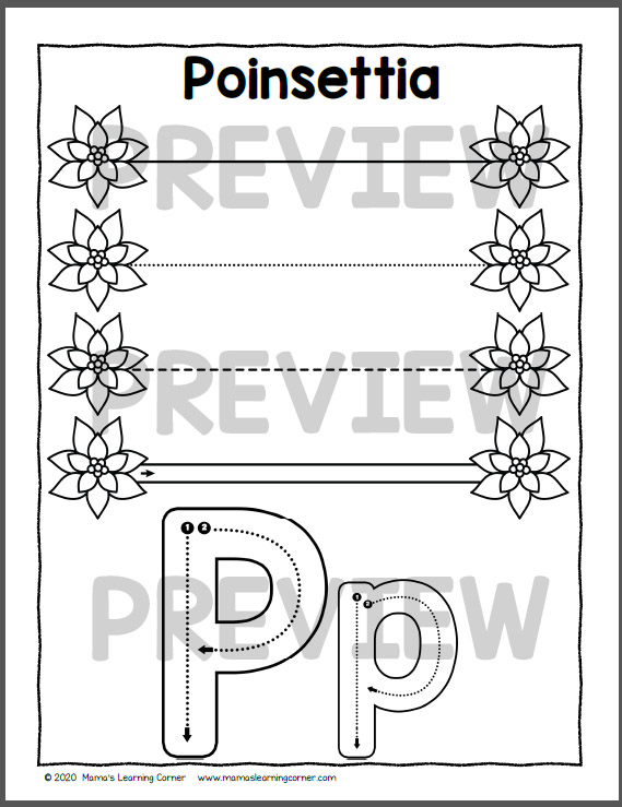 Christmas Tracing Worksheets For Preschool - Mamas Learning Corner Christmas Tracing Worksheets For Preschool - Mamas Learning Corner