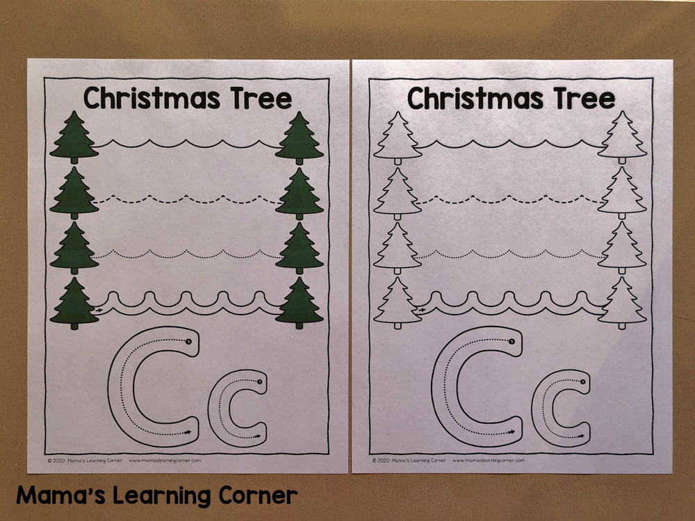 Christmas Tracing Worksheets For Preschool - Mamas Learning Corner Christmas Tracing Worksheets For Preschool - Mamas Learning Corner