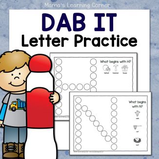 Dab It Alphabet Letter Worksheets - Mamas Learning Corner Dab It Alphabet Letter Worksheets