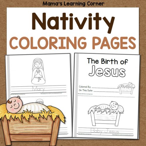 Nativity Coloring Pages