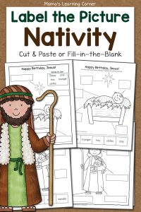 Nativity Label the Picture