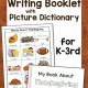 Thanksgiving Writing Booklet with Picture Dictionary