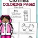 My Winter Clothes Coloring Pages