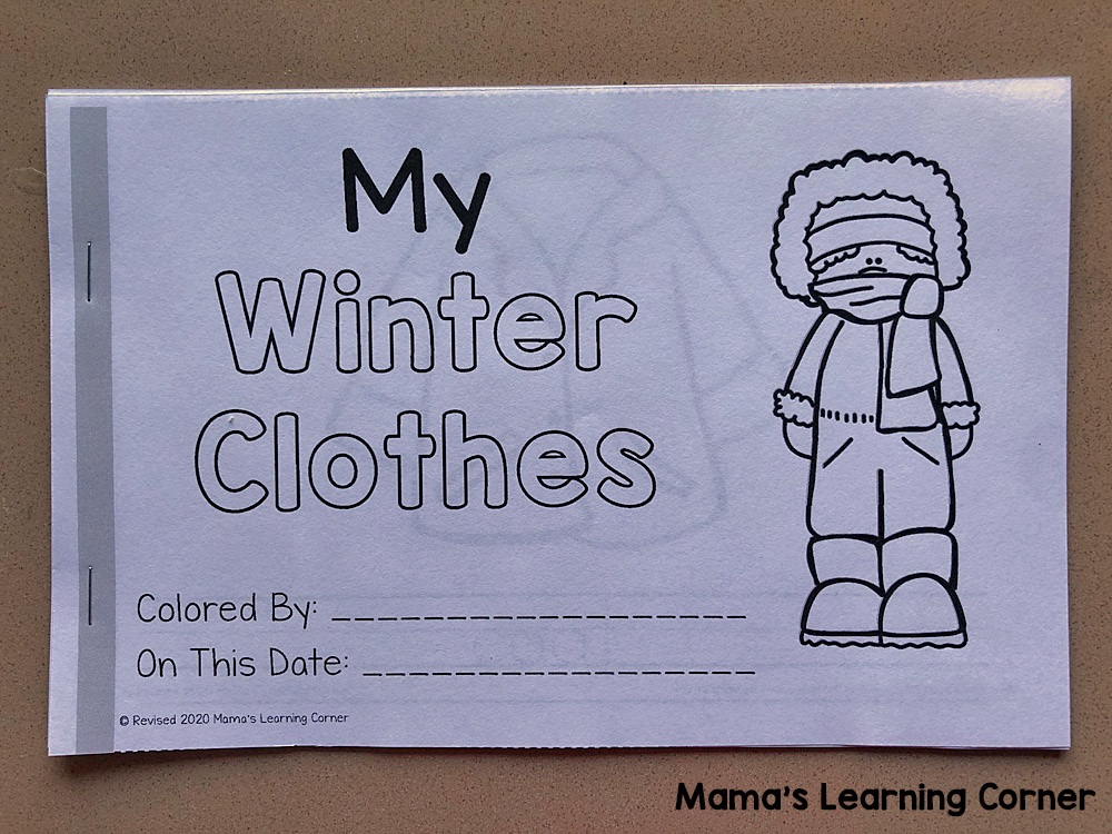 winter coloring pages  mamas learning corner