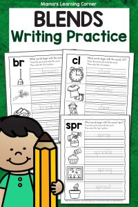 Blends Writing Practice Worksheets