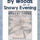 Stopping By Woods on a Snowy Evening Book with Learning Ideas