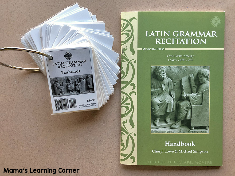 Latin Recitation Guide and Flash Cards