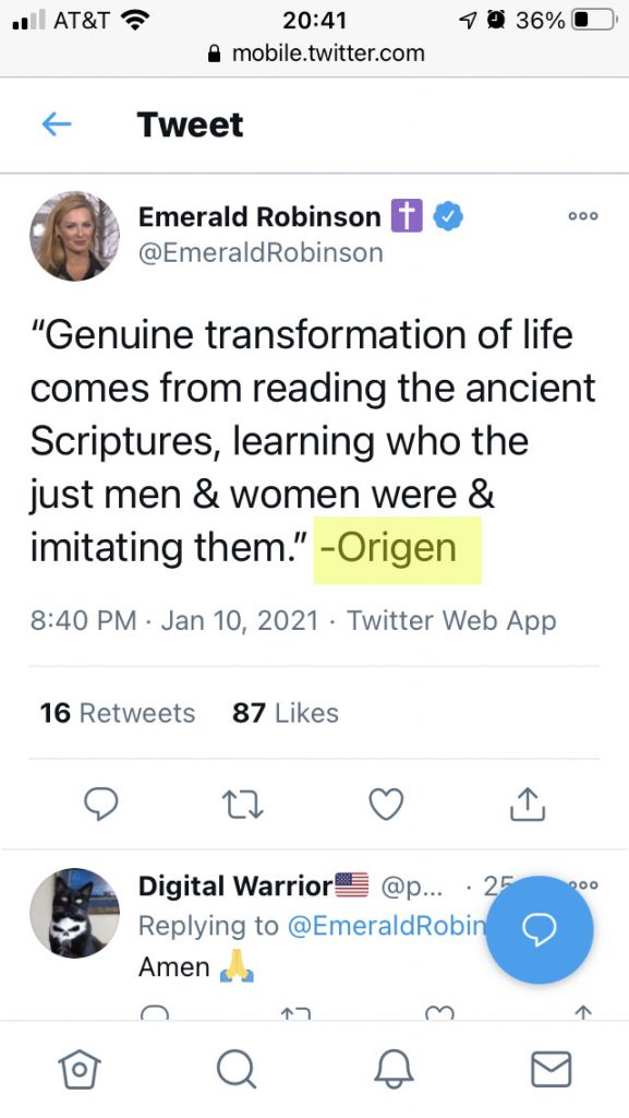 Origen Quote