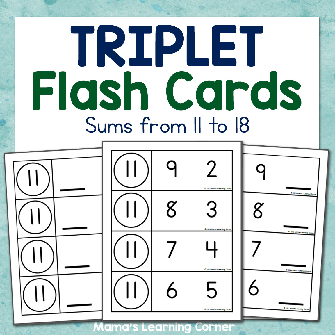 Triplet Flash Cards