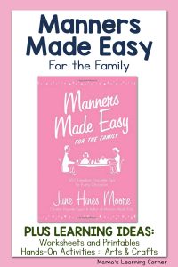 Manners Made Easy for the Family Book
