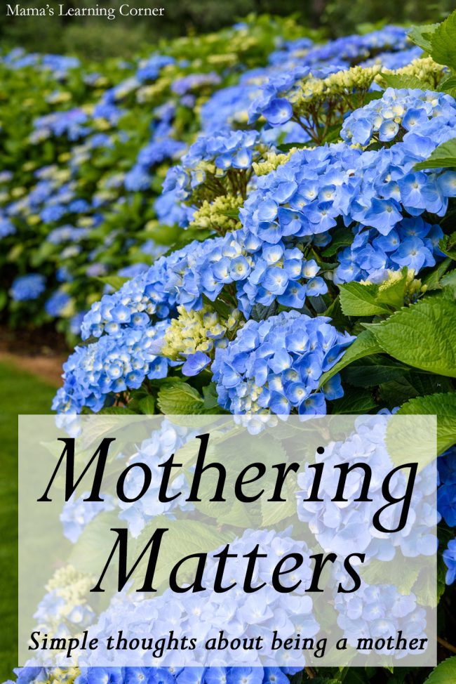 Mothering Matters Simple thoughts about being a mother
