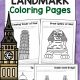 World Landmark Coloring Pages with Facts