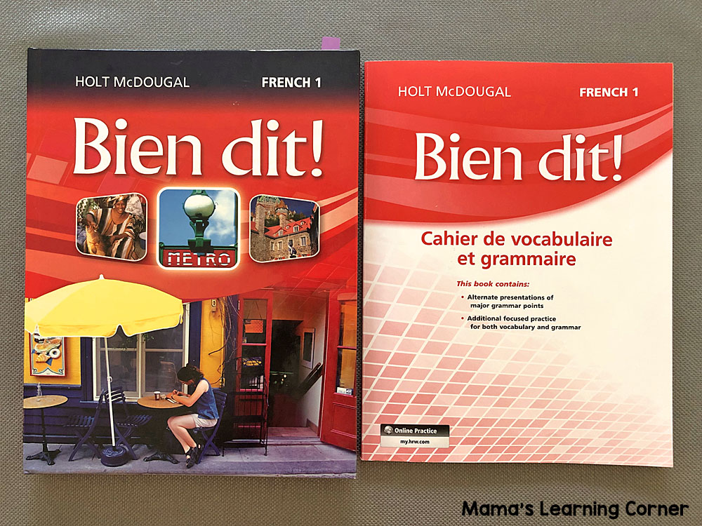 9th Grade Homeschool Curriculum Choices 2021–2022 French I