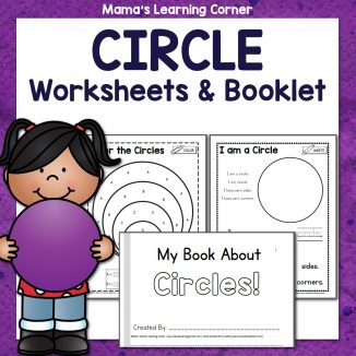 Circle Worksheets and Circle Booklet