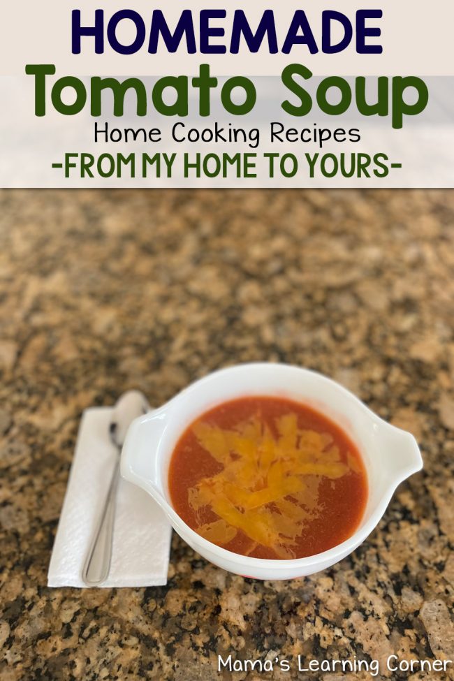 Homemade Tomato Soup Recipe