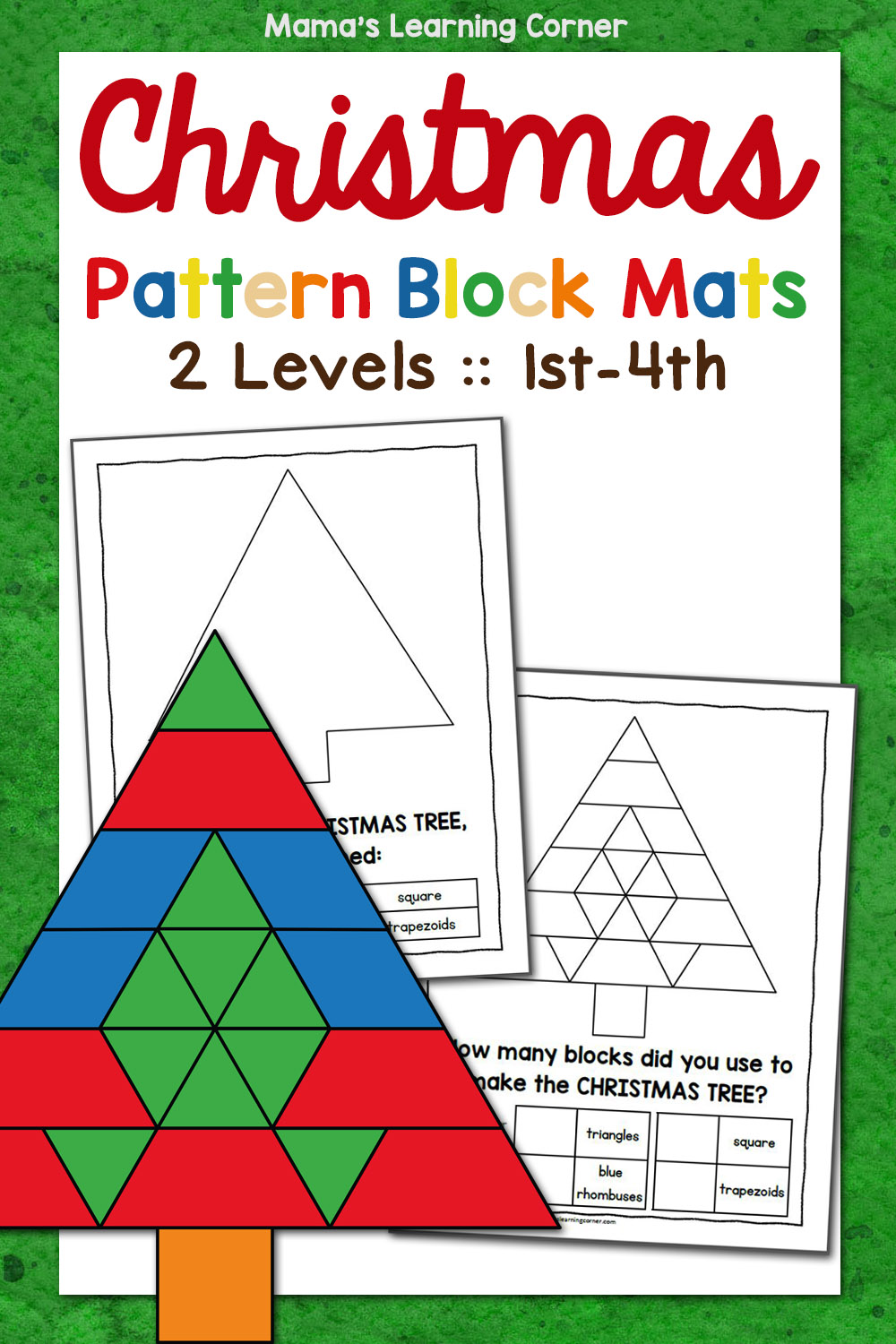 Christmas Pattern Block Mats - Mamas Learning Corner christmas-pattern-block-mats-mamas-learning-corner