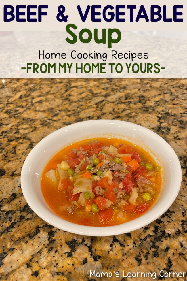 Homemade Beef and Vegetable Soup Recipe Picture