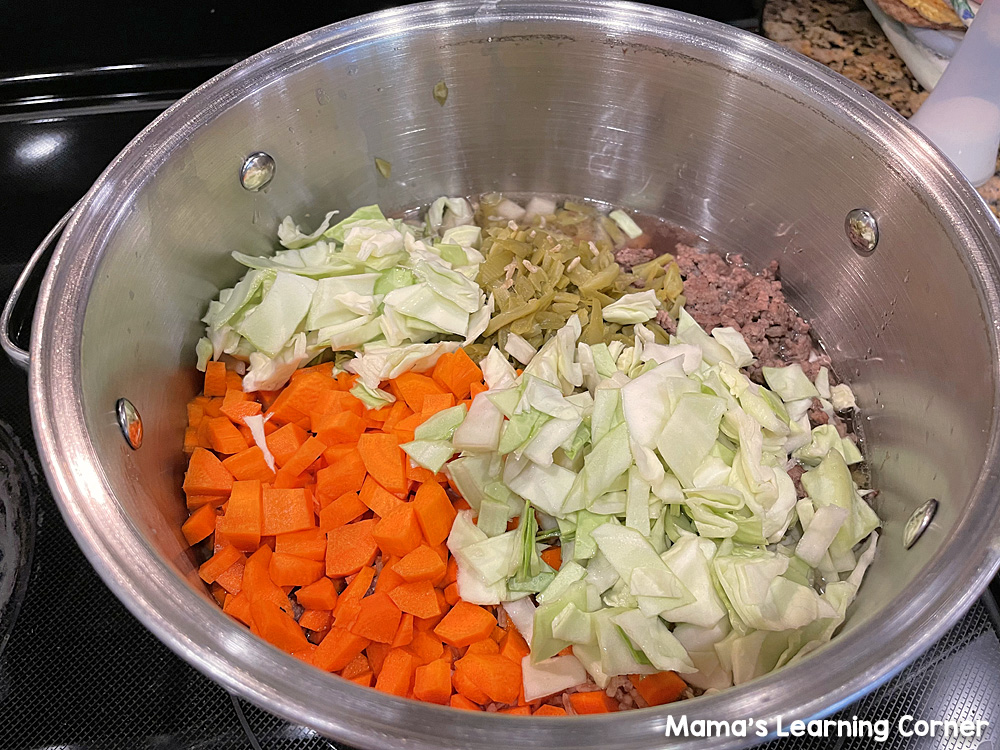 Homemade Beef and Vegetable Soup Recipe Ingredients