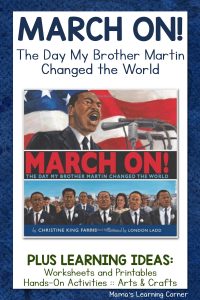 March On The Day My Brother Martin Changed the World Children's Books with Learning Ideas