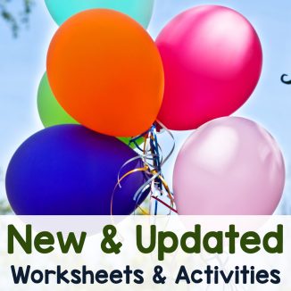 New and Updated Worksheets
