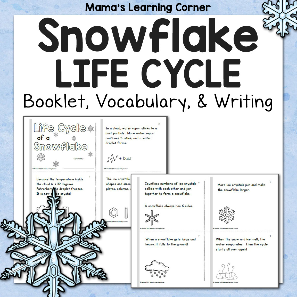 Life Cycle Of A Snowflake Worksheet Worksheets Printable Free Life Cycle Of A Snowflake Worksheet Worksheets Printable Free