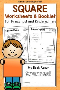 Square Worksheets and Square Booklet
