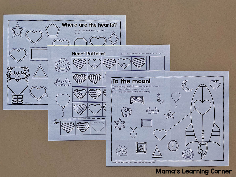 Heart Worksheets and Heart Booklet