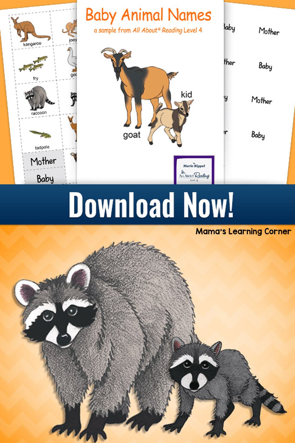 Baby Animal Names Match Game - Mamas Learning Corner Baby Animal Names Match Game - Mamas Learning Corner