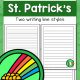 St Patricks Day Blank Writing Pages Revised