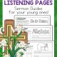 Christian Easter Sermon Listening Pages for Non-Readers