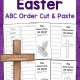 The Resurrection of Christ ABC Order Cut and Paste