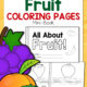 Fruit Coloring Pages
