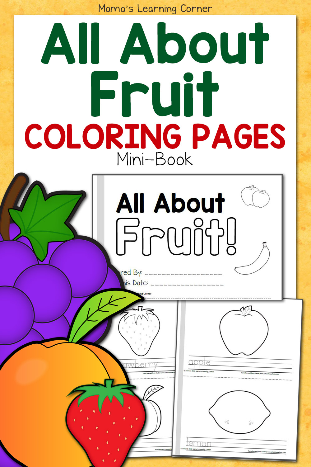 II. Benefits of Using Coloring Books for Learning About Fruits