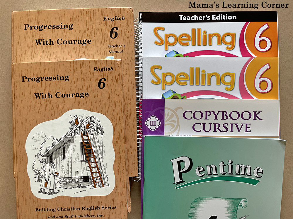 6th Grade Curriculum Choices 2022-2023 Grammar and Spelling
