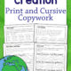 7 Days of Creation Copywork Print and Cursive - Mamas Learning Corner 7 Days of Creation Copywork Print and Cursive